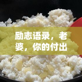 励志语录，老婆，你的付出我深感感激，你辛苦了！