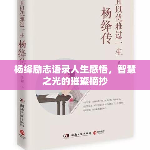 杨绛励志语录人生感悟，智慧之光的璀璨摘抄