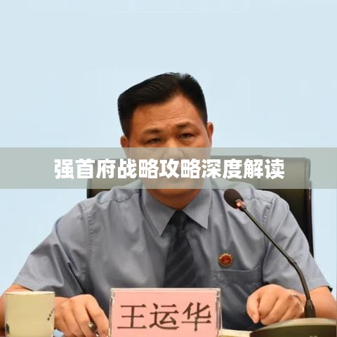 强首府战略攻略深度解读