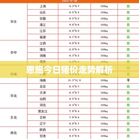 恩施今日猪价走势解析