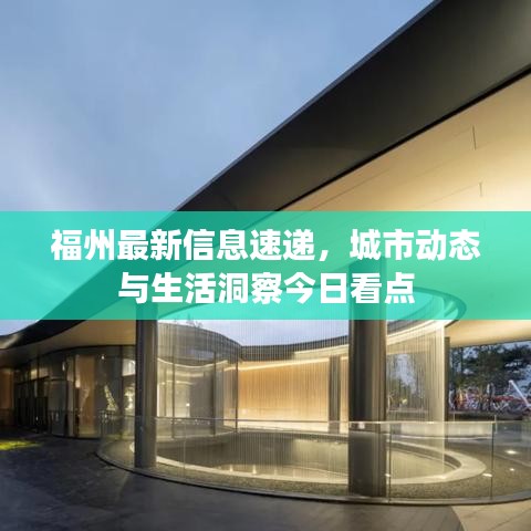 福州最新信息速递，城市动态与生活洞察今日看点