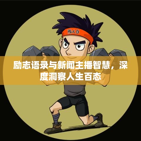 励志语录与新闻主播智慧，深度洞察人生百态
