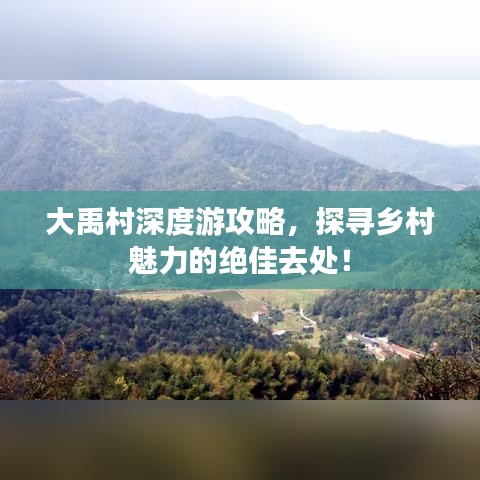 大禹村深度游攻略，探寻乡村魅力的绝佳去处！