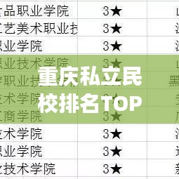 重庆私立民校排名TOP10及优质教育资源分布深度解读