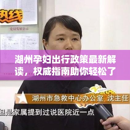 湖州孕妇出行政策最新解读，权威指南助你轻松了解！