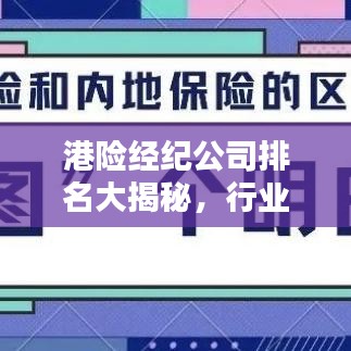 港险经纪公司排名大揭秘，行业现状深度解析，为您挑选最佳合作伙伴提供参考