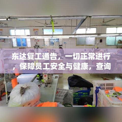 东达复工通告，一切正常进行，保障员工安全与健康，查询最新公告公告