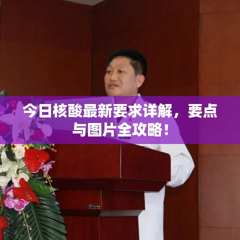 今日核酸最新要求详解，要点与图片全攻略！