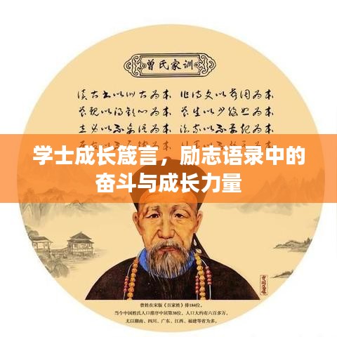 学士成长箴言，励志语录中的奋斗与成长力量