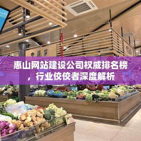 惠山网站建设公司权威排名榜，行业佼佼者深度解析