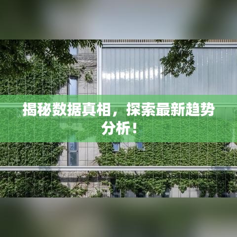 揭秘数据真相，探索最新趋势分析！