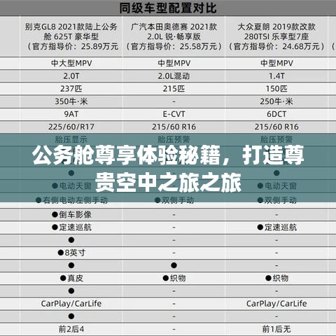 公务舱尊享体验秘籍，打造尊贵空中之旅之旅