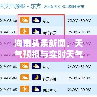海南头条新闻，天气预报与实时天气播报同步更新