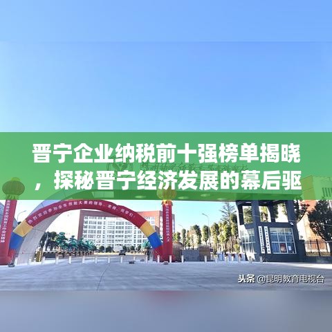 晋宁企业纳税前十强榜单揭晓，探秘晋宁经济发展的幕后驱动力