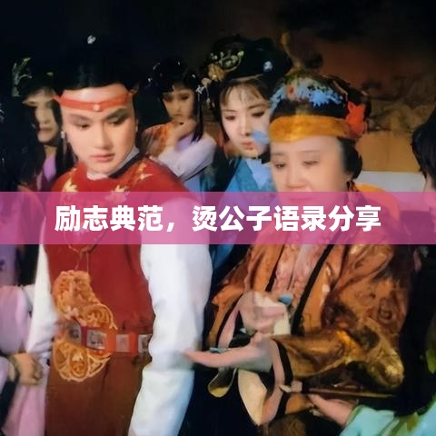励志典范，烫公子语录分享