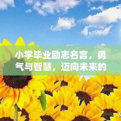 小学毕业励志名言，勇气与智慧，迈向未来的启航之声