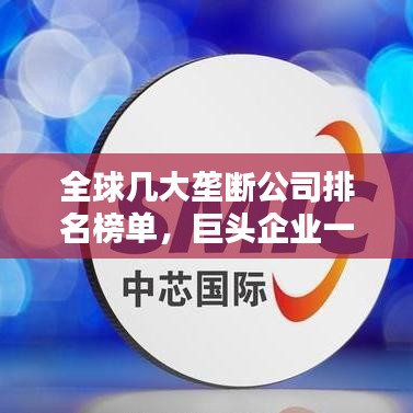 全球几大垄断公司排名榜单，巨头企业一览表！