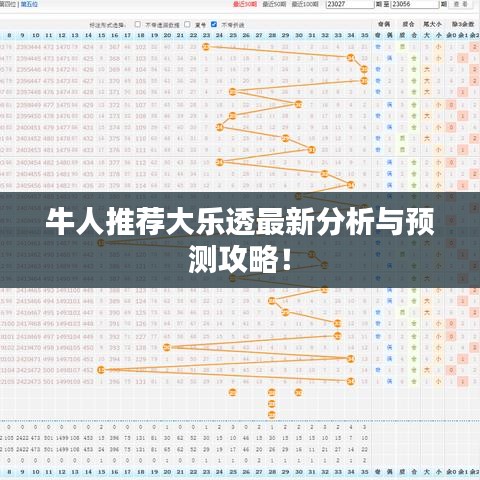 牛人推荐大乐透最新分析与预测攻略！