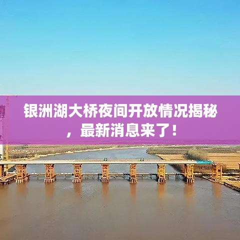 银洲湖大桥夜间开放情况揭秘，最新消息来了！