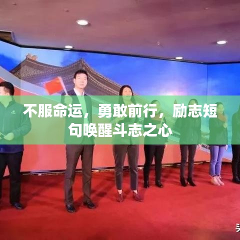 不服命运，勇敢前行，励志短句唤醒斗志之心