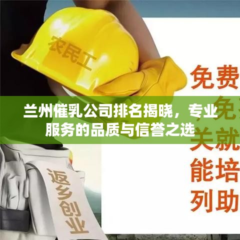兰州催乳公司排名揭晓，专业服务的品质与信誉之选