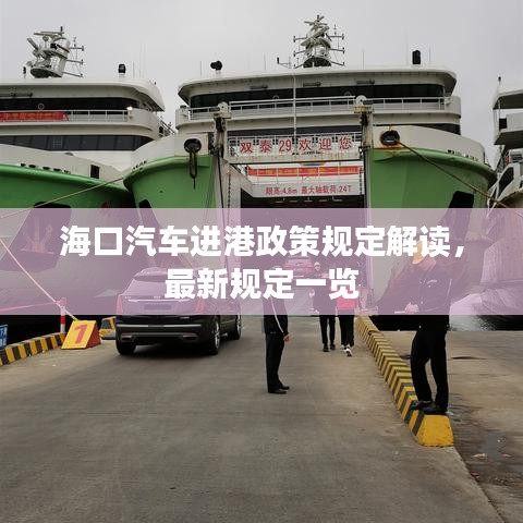 海口汽车进港政策规定解读，最新规定一览