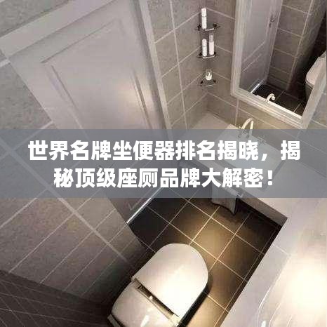 世界名牌坐便器排名揭晓，揭秘顶级座厕品牌大解密！
