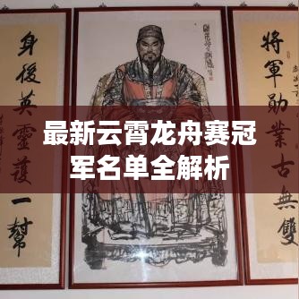 最新云霄龙舟赛冠军名单全解析