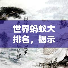 世界蚂蚁大排名，揭示微小生物的力量、智慧与生存之道