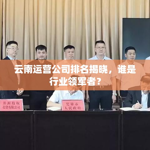 云南运营公司排名揭晓，谁是行业领军者？