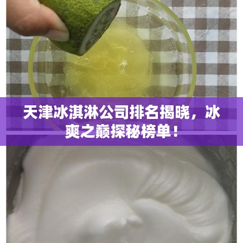 天津冰淇淋公司排名揭晓，冰爽之巅探秘榜单！