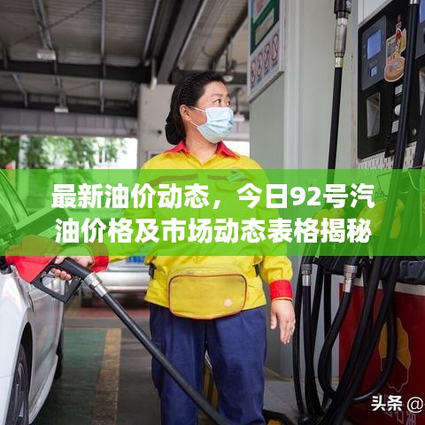最新油价动态，今日92号汽油价格及市场动态表格揭秘