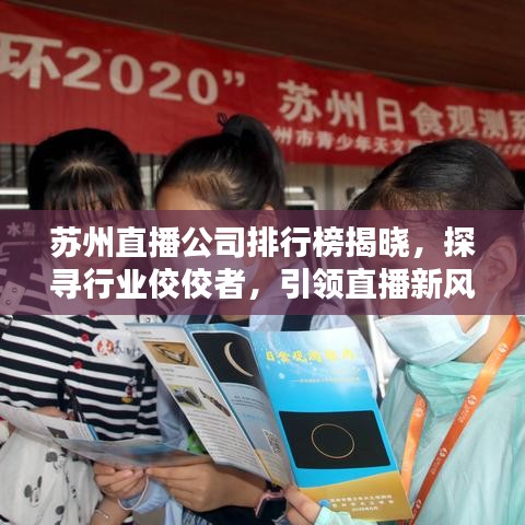 苏州直播公司排行榜揭晓，探寻行业佼佼者，引领直播新风尚