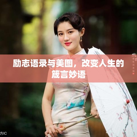 励志语录与美图，改变人生的箴言妙语
