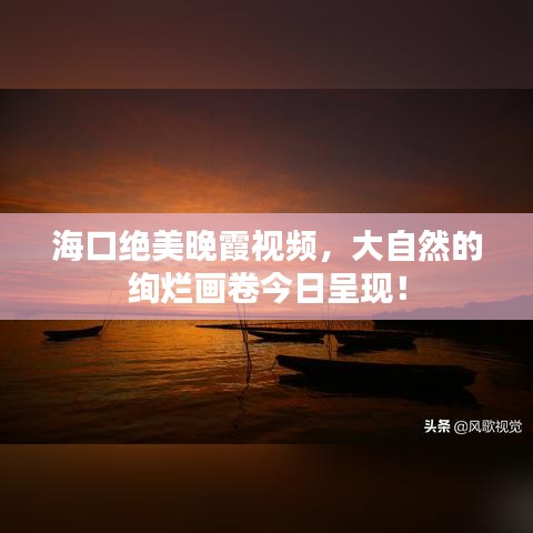 海口绝美晚霞视频，大自然的绚烂画卷今日呈现！