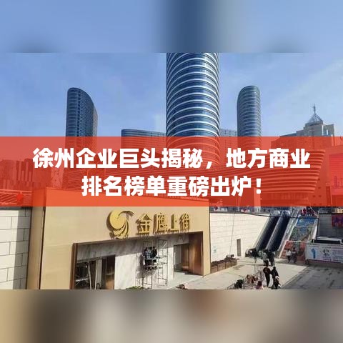 徐州企业巨头揭秘，地方商业排名榜单重磅出炉！