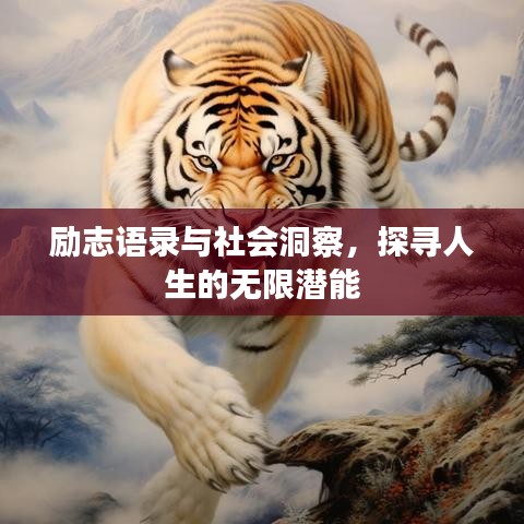 励志语录与社会洞察，探寻人生的无限潜能