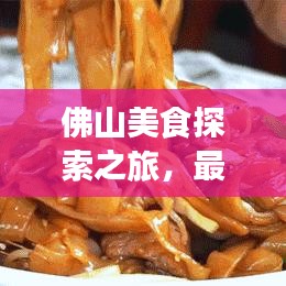 佛山美食探索之旅，最新美食攻略大揭秘！