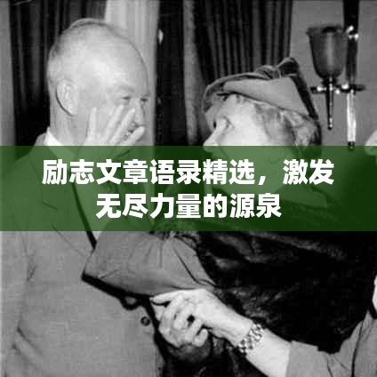 励志文章语录精选，激发无尽力量的源泉