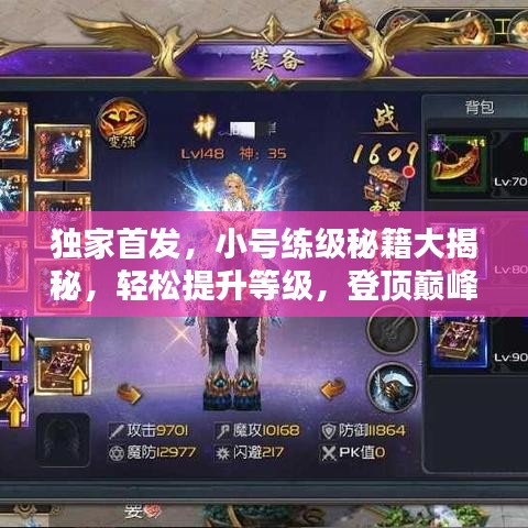独家首发，小号练级秘籍大揭秘，轻松提升等级，登顶巅峰高手之路！