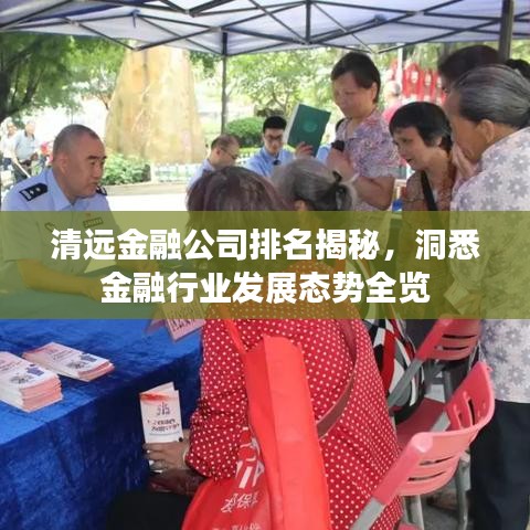 清远金融公司排名揭秘，洞悉金融行业发展态势全览