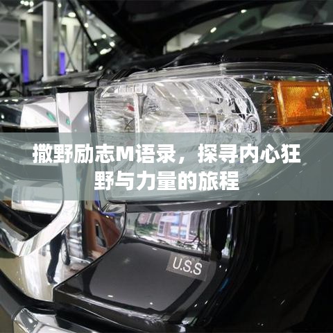 撒野励志M语录，探寻内心狂野与力量的旅程