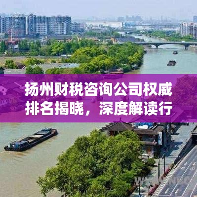 扬州财税咨询公司权威排名揭晓，深度解读行业力量分布榜单