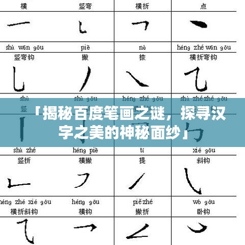 「揭秘百度笔画之谜，探寻汉字之美的神秘面纱」