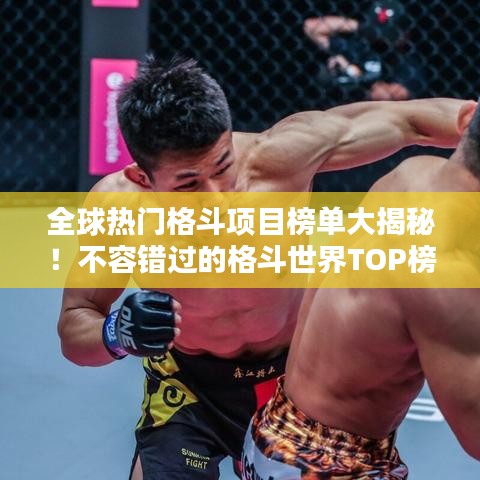 全球热门格斗项目榜单大揭秘！不容错过的格斗世界TOP榜单！