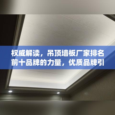 权威解读，吊顶墙板厂家排名前十品牌的力量，优质品牌引领行业风潮！