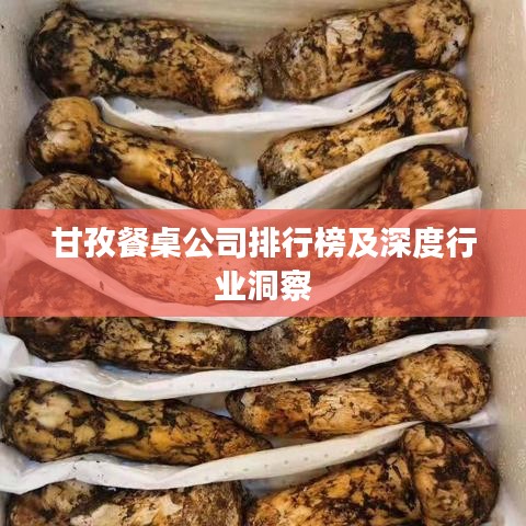 甘孜餐桌公司排行榜及深度行业洞察