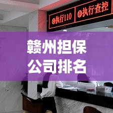 赣州担保公司排名榜揭晓，行业领导者及最新发展趋势一网打尽