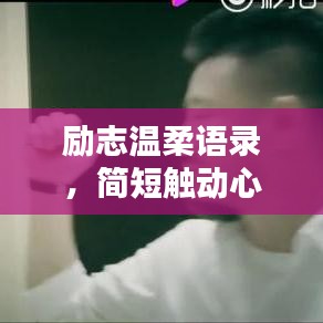 励志温柔语录，简短触动心弦的力量