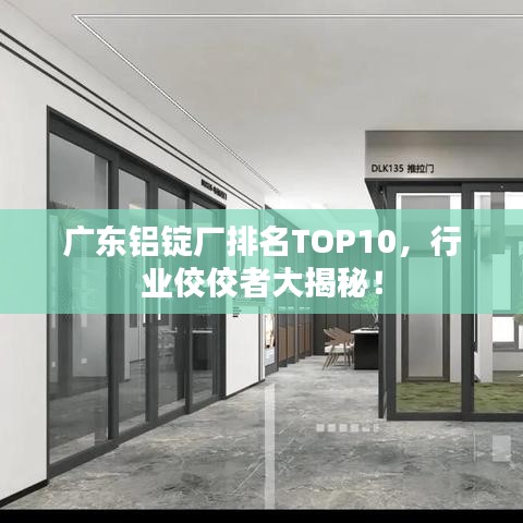 广东铝锭厂排名TOP10，行业佼佼者大揭秘！